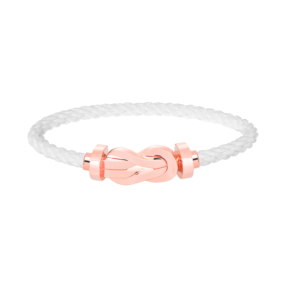 ¡®Imperial¡¯CHANCE LARGE 8 FIGURE BUCKLE NO DIAMOND BRACELET ROSE GOLD