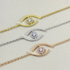 [Imperial]  Eye Pave-Set Diamond Bracelet