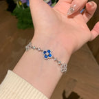 ¡®Imperial¡¯CLOVER 5 MOTIF PINK BLUE RED WHITE BRACELET