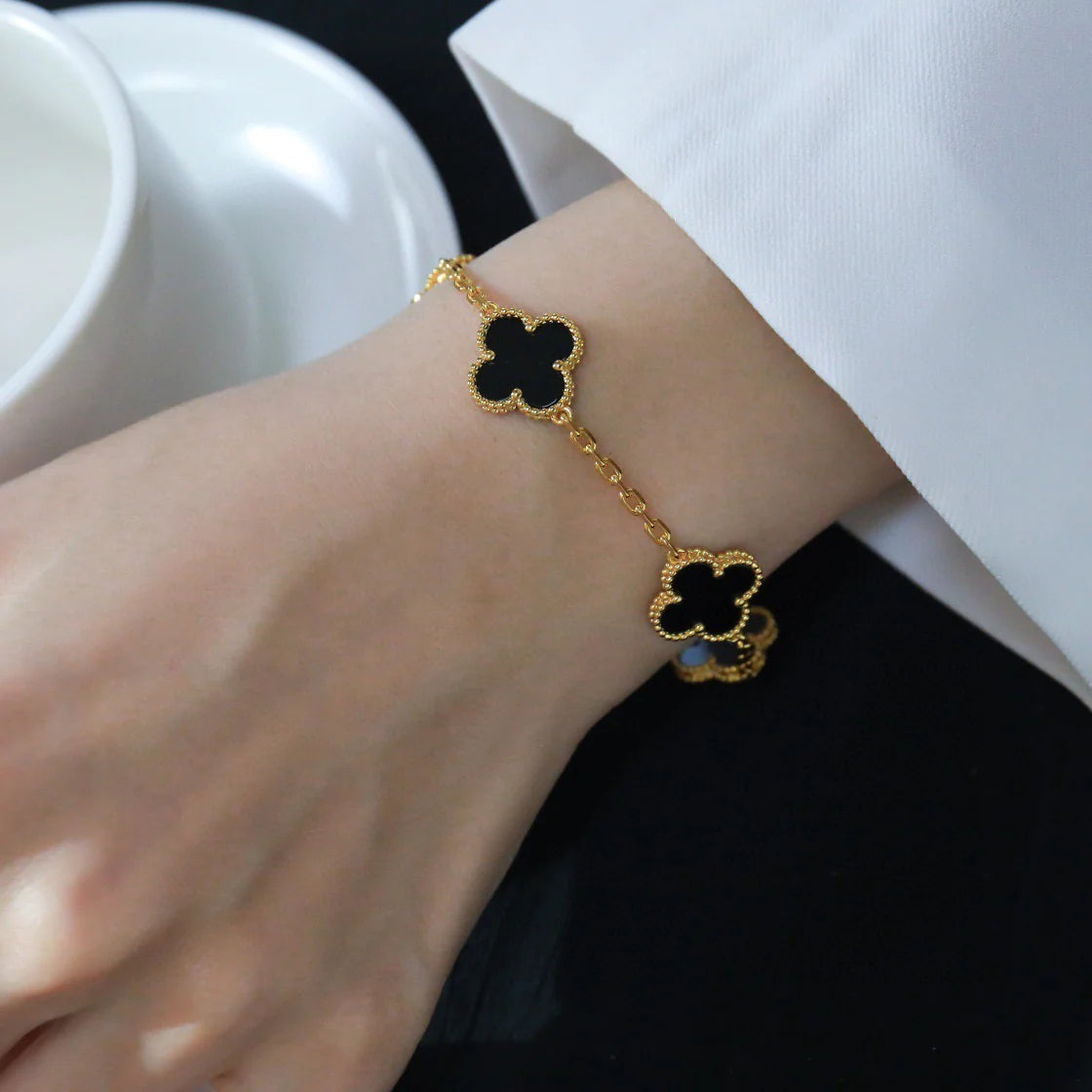 [Imperial]Nueva COLECCIÓN DE BRAZALETE TREBOL 5 MOTIVOS ÓNICE