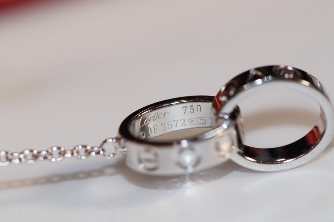 ¡®Imperial¡¯LOVE NECKLACE PINK GOLD AND SILVER