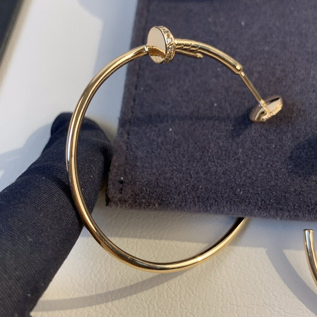 ¡®Imperial¡¯JUSTE EARRINGS GOLD DIAMONDS 1.8MM