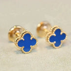 ¡®Imperial¡¯CLOVER MINI 9.5MM TURQUOISE EARRINGS