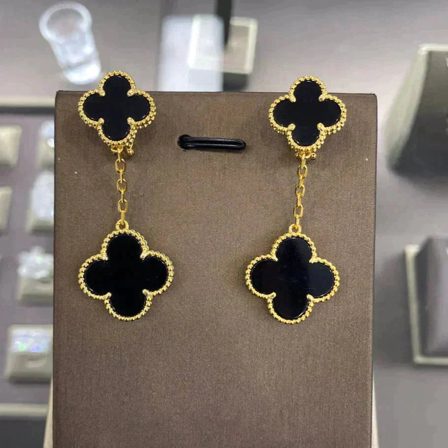 ¡®Imperial¡¯CLOVER 2 MOTIFS  EARRINGS (MULTIPLE CHOICESC