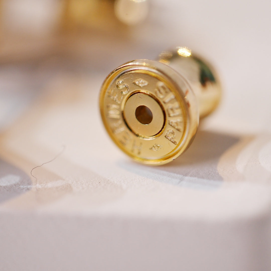 ¡®Imperial¡¯MINI POP H GOLD EARRINGS GREY