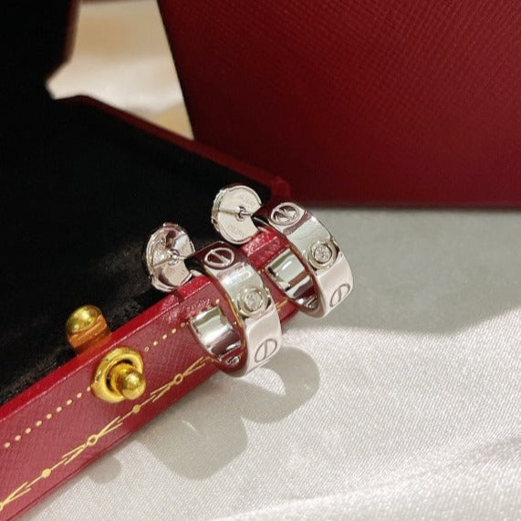 ¡®Imperial¡¯LOVE EARRINGS 5.7MM 2 DIAMONDS