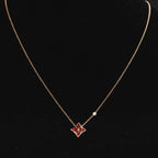 ¡®Imperial¡¯STAR NECKLACE PINK GOLD 1 DIAMOND
