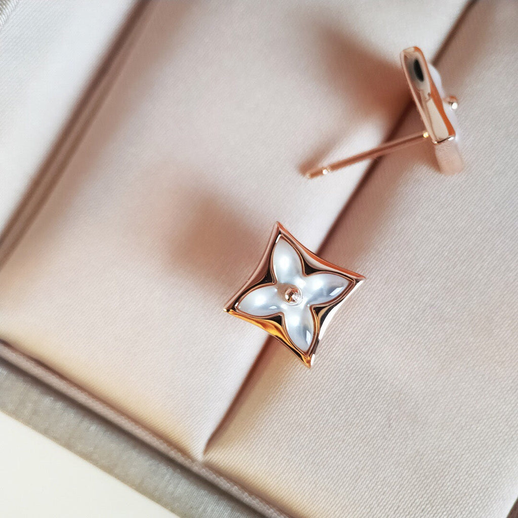¡®Imperial¡¯STAR MOP PINK GOLD EARRINGS
