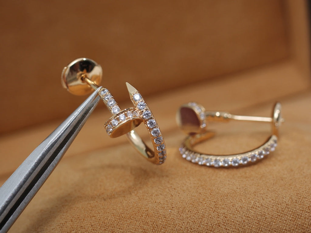 ¡®Imperial¡¯JUSTE EARRINGS 12.75MM PINK GOLD DIAMOND