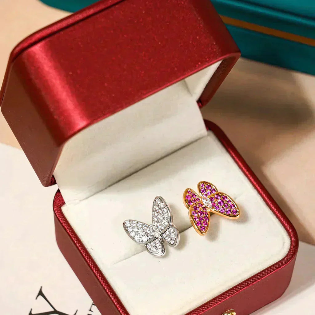 ¡®Imperial¡¯TWIN BUTTERFLY DIAMOND RING