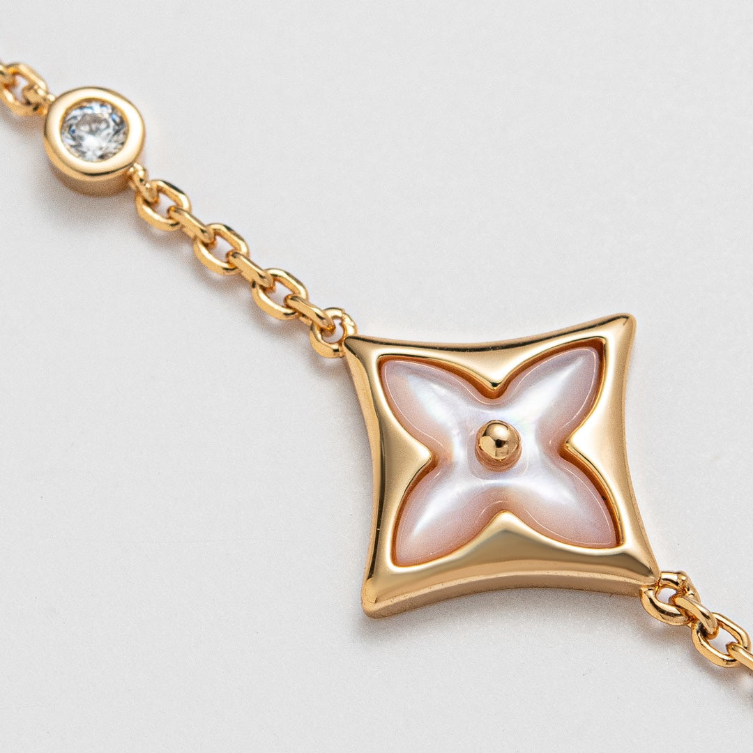 ¡®Imperial¡¯STAR 1 DIAMOND PINK GOLD BRACELET
