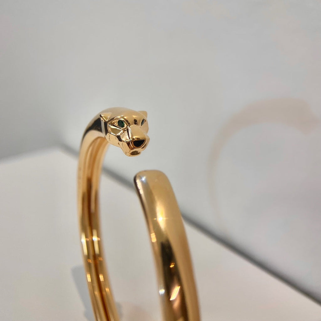 ¡®Imperial¡¯PANTHERE GOLD OPEN BRACELET