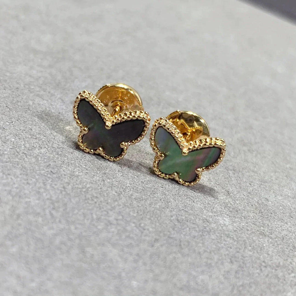 ¡®Imperial¡¯BUTTERFLY DARK MOP  EARRINGS