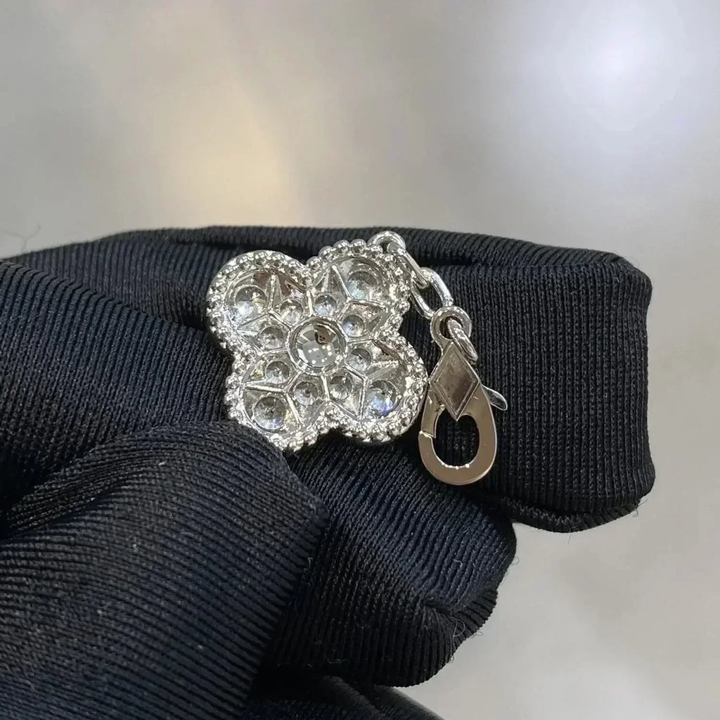 [Imperial] Nueva COLECCIÓN DE BRAZALETE TREBOL 5 MOTIVOS CON DIAMANTES COMPLETOS