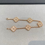 [Imperial] Nueva COLECCIÓN DE BRAZALETE TREBOL 5 MOTIVOS CON DIAMANTES COMPLETOS