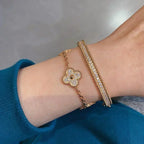 [Imperial] Nueva COLECCIÓN DE BRAZALETE TREBOL 5 MOTIVOS CON DIAMANTES COMPLETOS