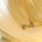 ¡®Imperial¡¯VOLT SILVER DIAMOND PEDANT NECKLACE