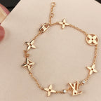 ¡®Imperial¡¯STAR AND SUN 7 MOTIFS GOLD BRACELET