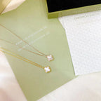 ¡®Imperial¡¯CLOVER MINI 9.5MM WHITE MOTHER-OF-PEARL NECKLACE