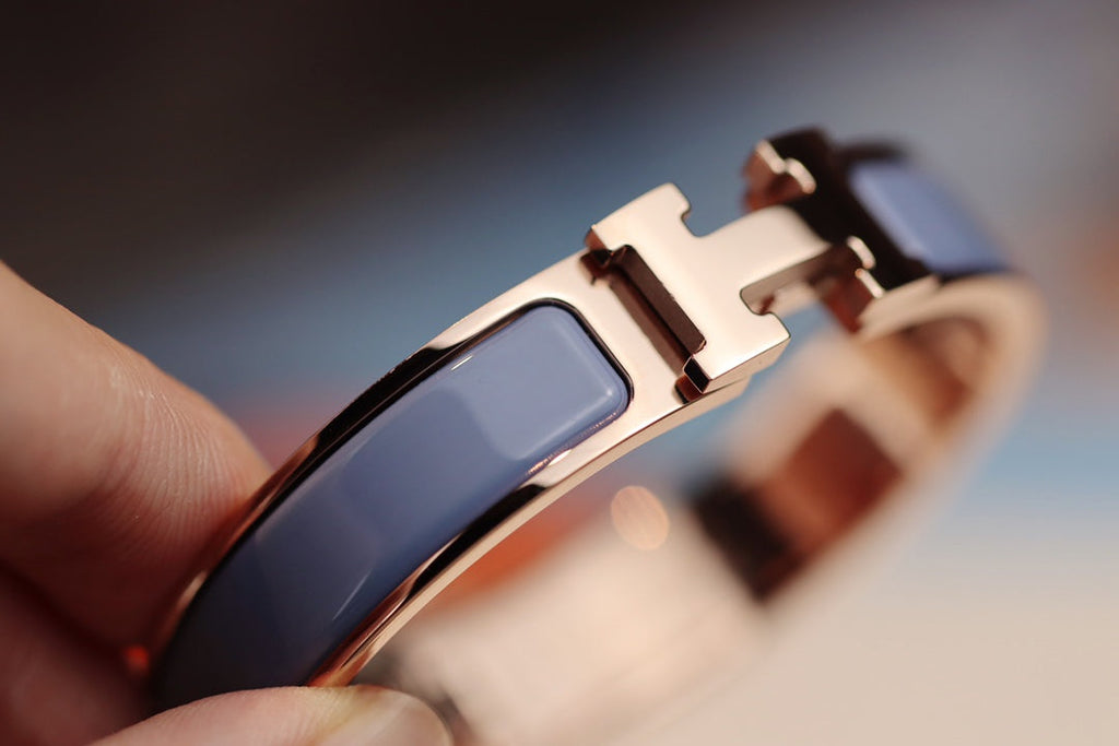 ¡®Imperial¡¯H BRACELET 12MM BLUE GRAY