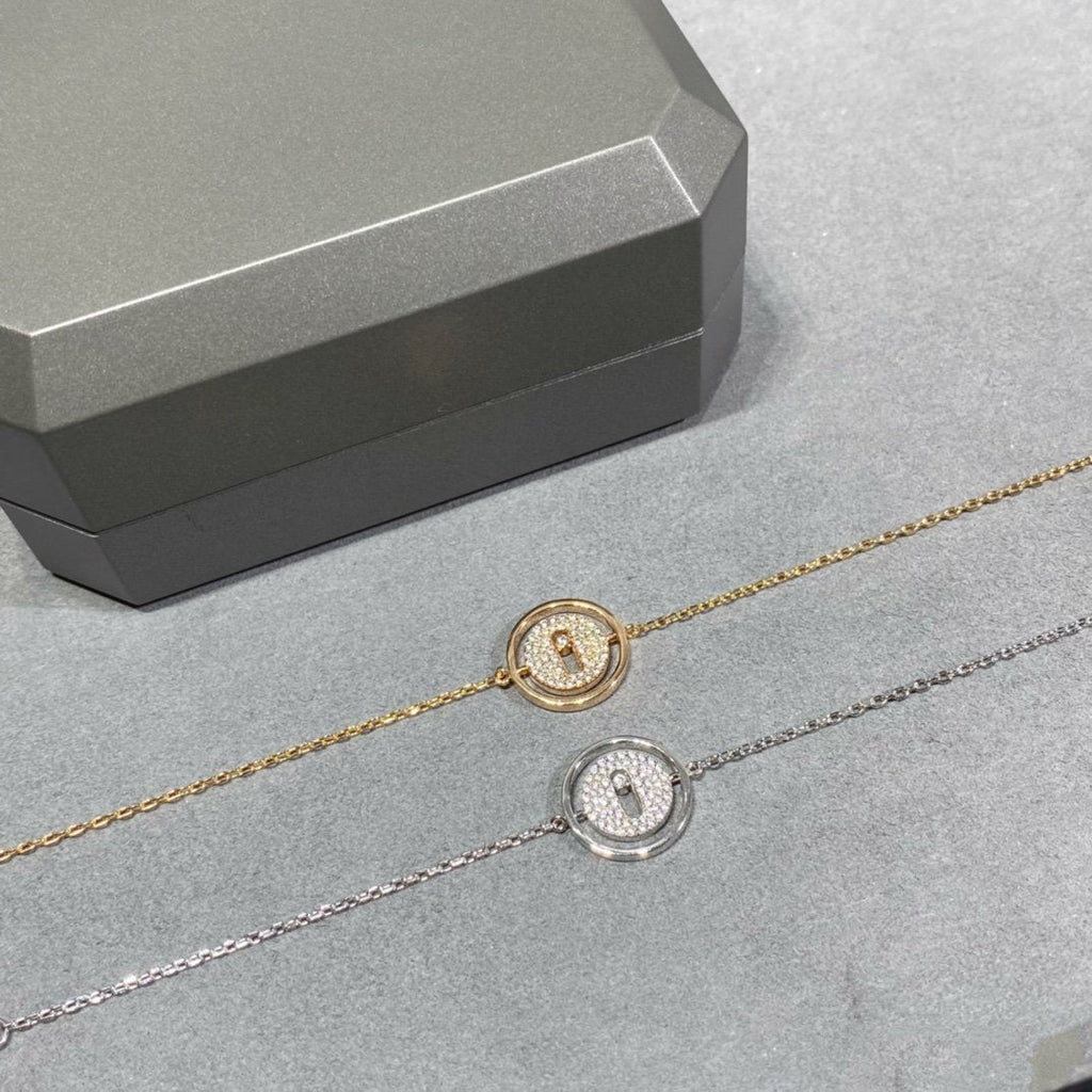 [Imperial]  MOVE DIAMOND PAVED BRACELET