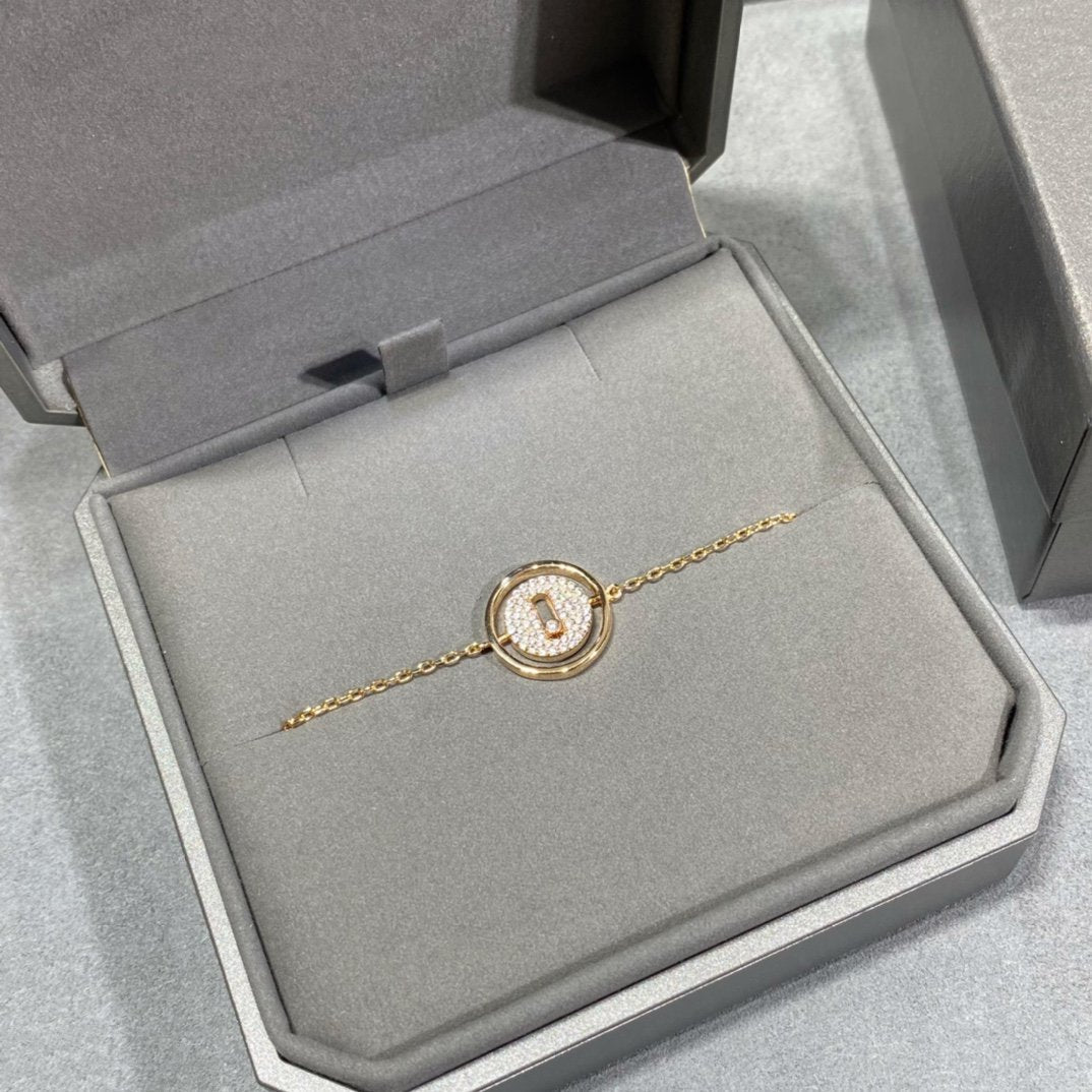 [Imperial]  MOVE DIAMOND PAVED BRACELET
