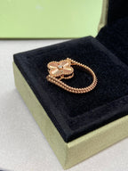 ¡®Imperial¡¯CLOVER RIVERSIBLE ROSE GOLD RING