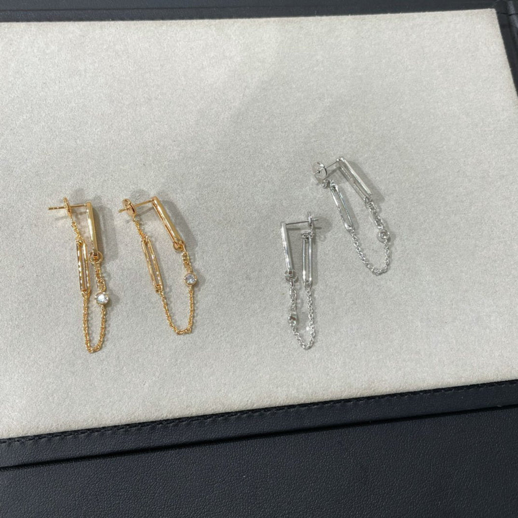 ¡®Imperial¡¯CHAINE CHAOS DIAMOND DROP EARRINGS