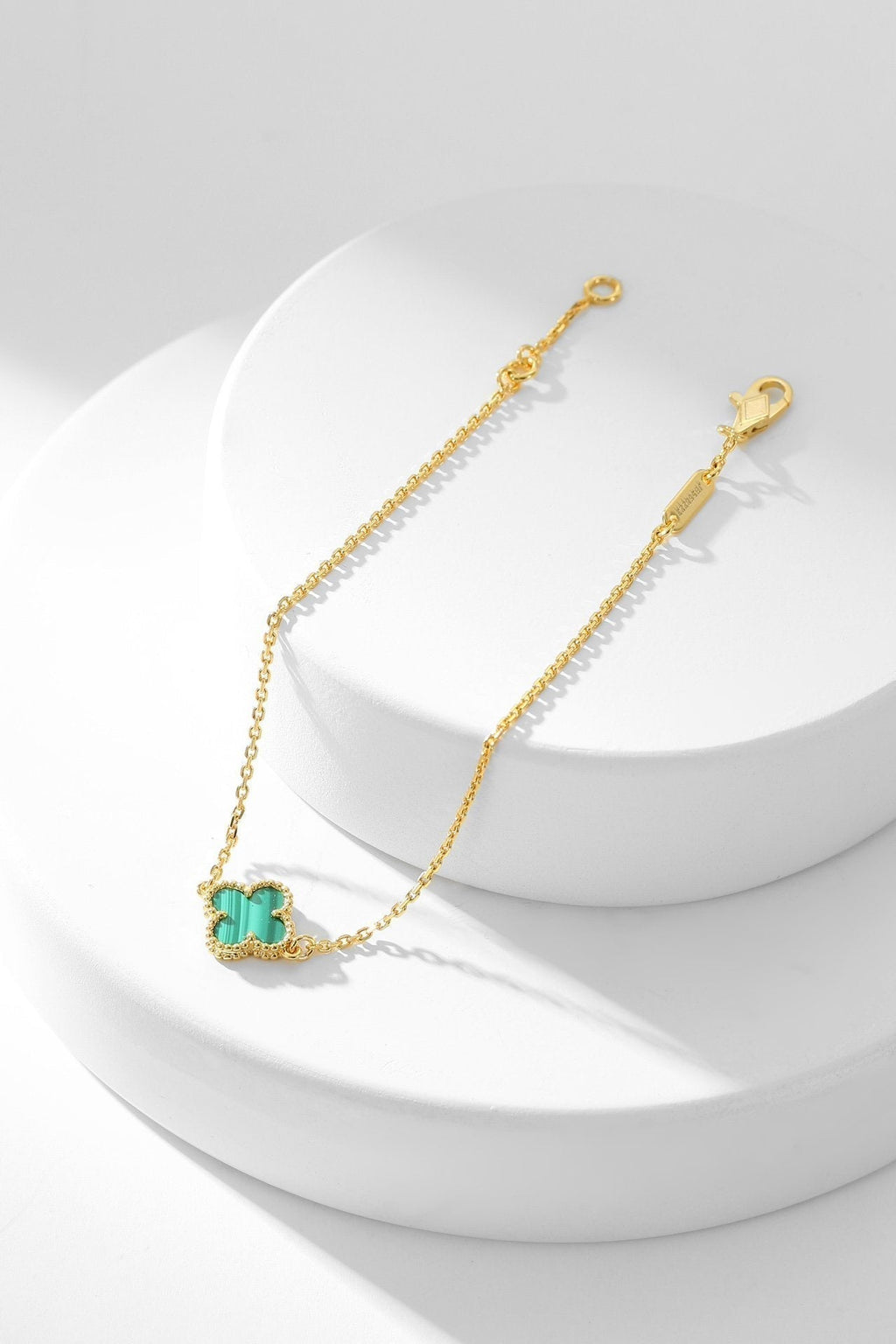 ¡®Imperial¡¯CLOVER BRACELET MALACHITE 1 MOTIF