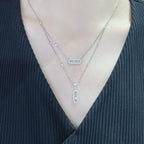 [Imperial] MOVE 2 ROW DIAMOND NECKLACE
