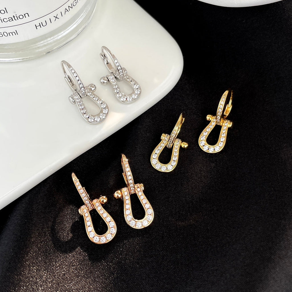 ¡®Imperial¡¯FORCE 10 FULL DIAMOND DROP EARRINGS MEDIUM MODEL