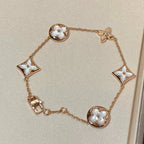 ¡®Imperial¡¯STAR AND SUN 5 MOTIF MOP PINK GOLD BRACELET