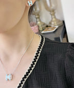 ¡®Imperial¡¯POP H SKY BLUE STUD EARRINGS