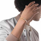 [Imperial] 2026 NUEVO BRAZALETE CON DIAMANTES CON ACABADO ESCARCHADO TRES COLORES