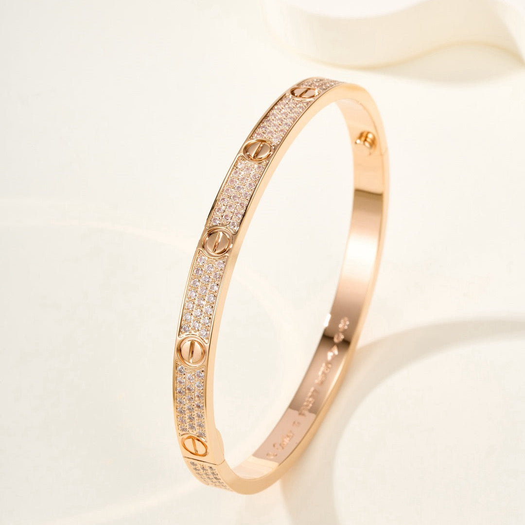 ¡®Imperial¡¯BRAZALETE LOVE 4.8MM CON DIAMANTES