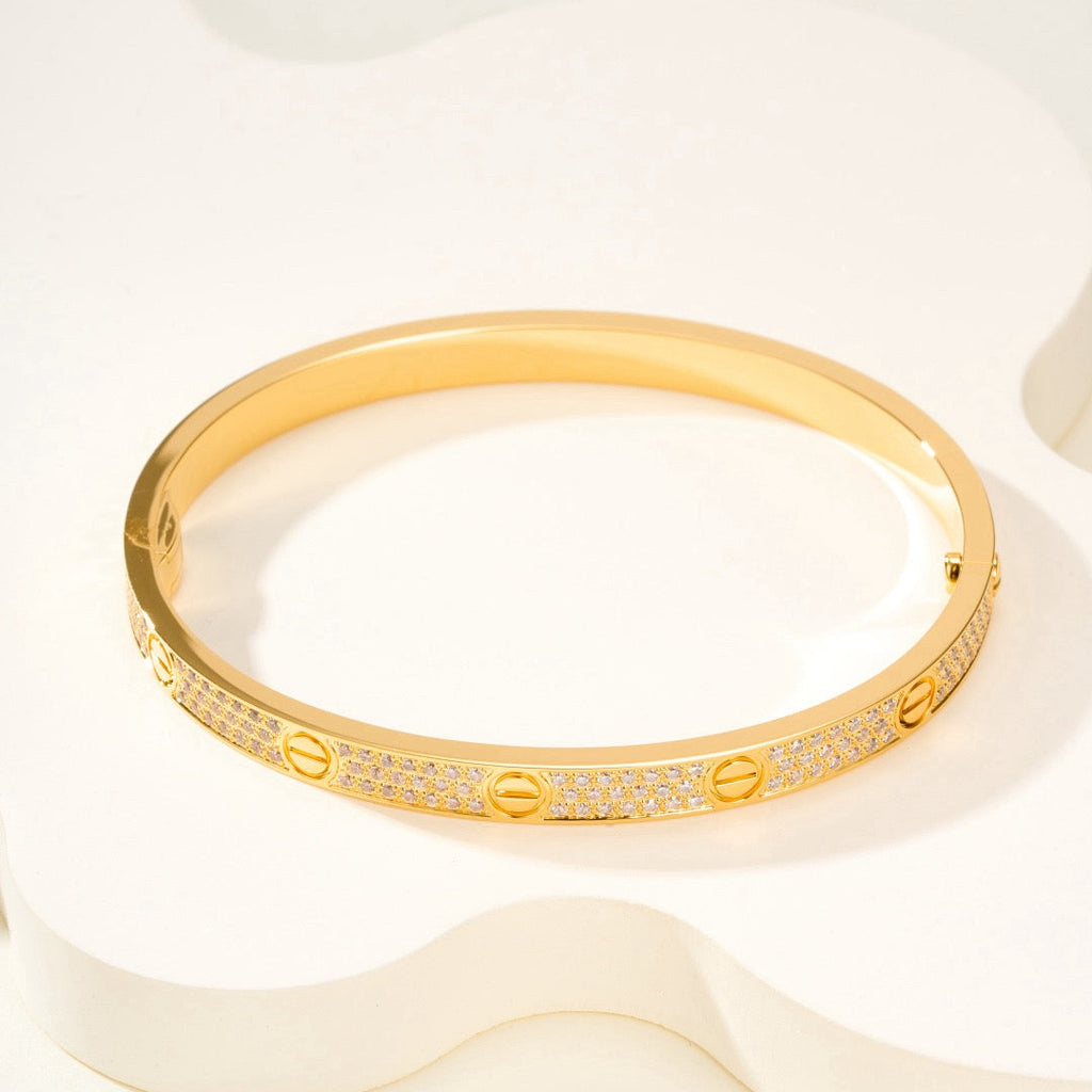 ¡®Imperial¡¯BRAZALETE LOVE 4.8MM CON DIAMANTES