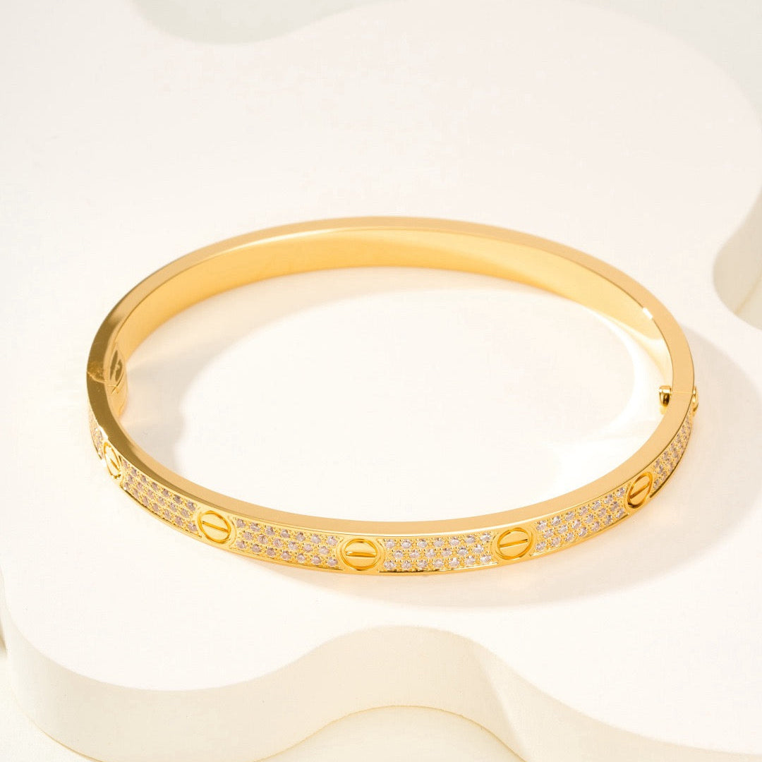 ¡®Imperial¡¯BRAZALETE LOVE 4.8MM CON DIAMANTES
