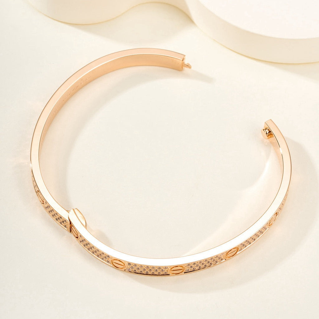 ¡®Imperial¡¯BRAZALETE LOVE 4.8MM CON DIAMANTES