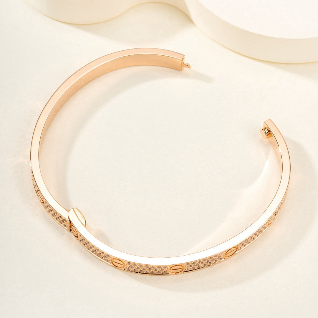 ¡®Imperial¡¯BRAZALETE LOVE 4.8MM CON DIAMANTES