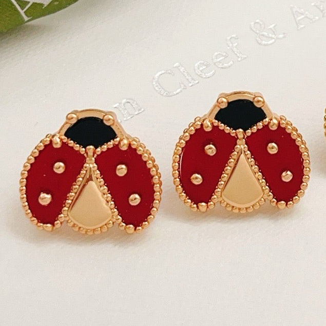 ¡®Imperial¡¯LUCKY LADYBUG EARRINGS
