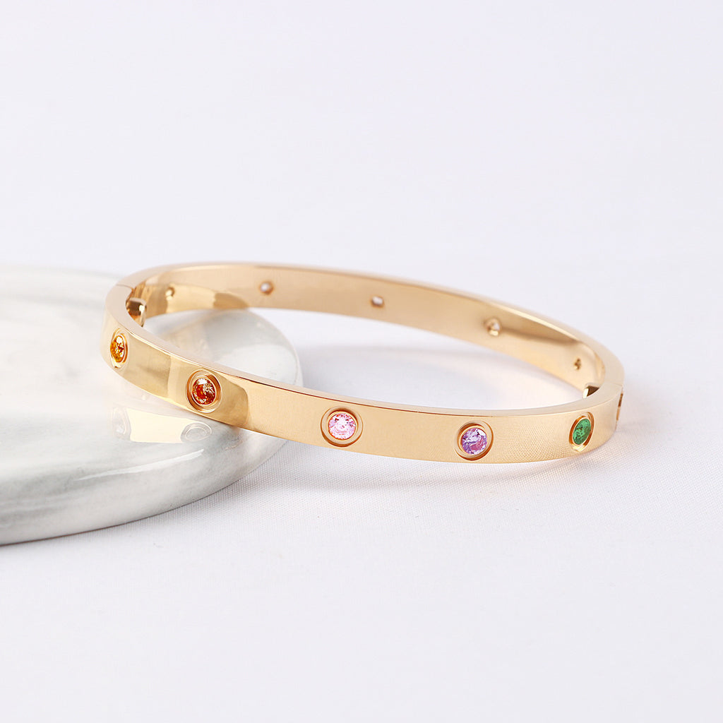 ¡®Imperial¡¯BRAZALETE LOVE DE 6.1MM CON 10 DIAMANTES