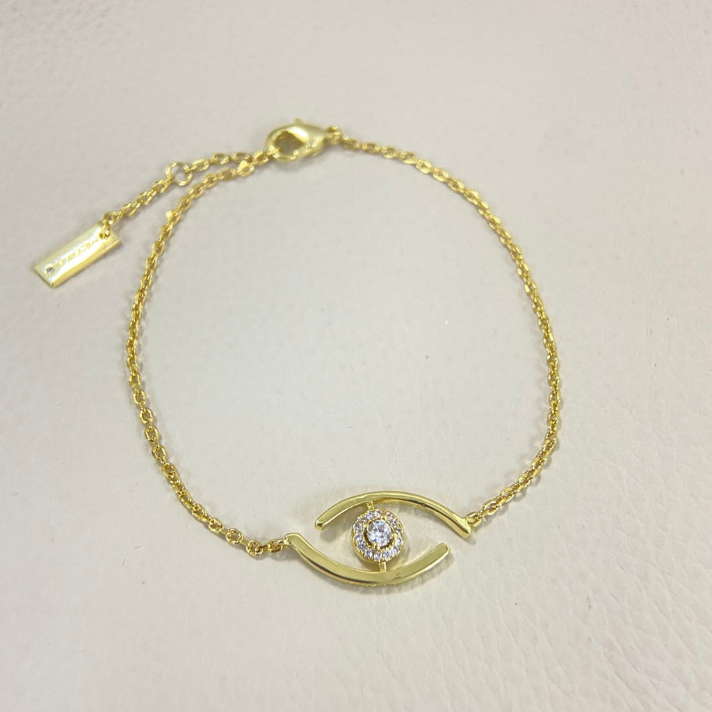 [Imperial]  Eye Pave-Set Diamond Bracelet