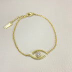 [Imperial]  Eye Pave-Set Diamond Bracelet