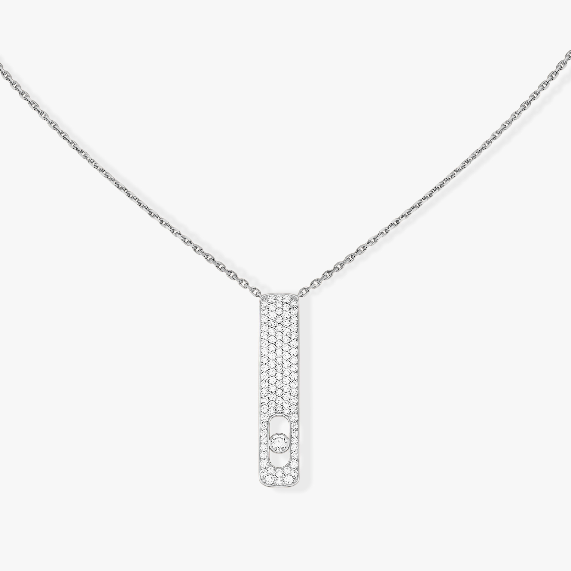 [Imperial] MY FIRST DIAMOND PAVED NECKLACE