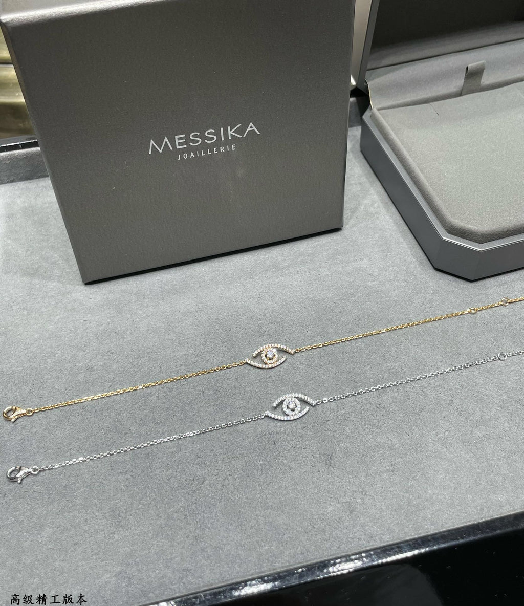 [Imperial]  Eye Pave-Set Diamond Bracelet