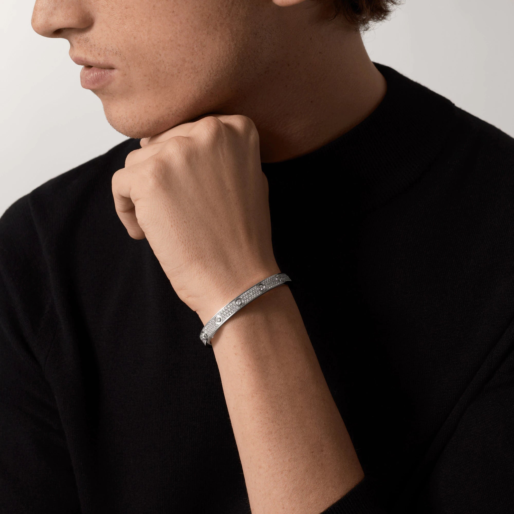 ¡®Imperial¡¯LOVE BRACELET 6.1MM DIAMOND-PAVED 10 BIG DIAMONDS