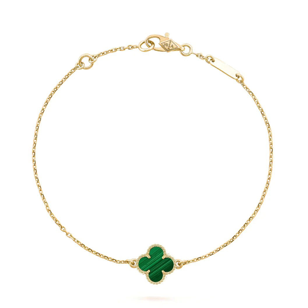 ¡®Imperial¡¯CLOVER BRACELET MALACHITE 1 MOTIF
