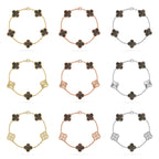 [Imperial]New CLOVER 5 MOTIF GRAY MOP BRACELET COLLECTION