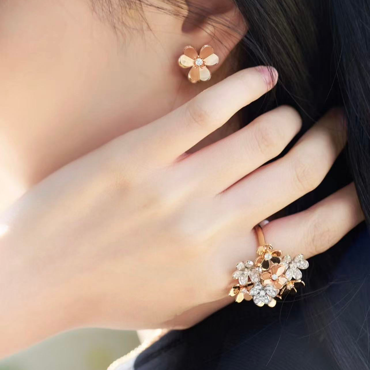 ¡®Imperial¡¯FRIVOLE MINI FLOWER EARRINGS