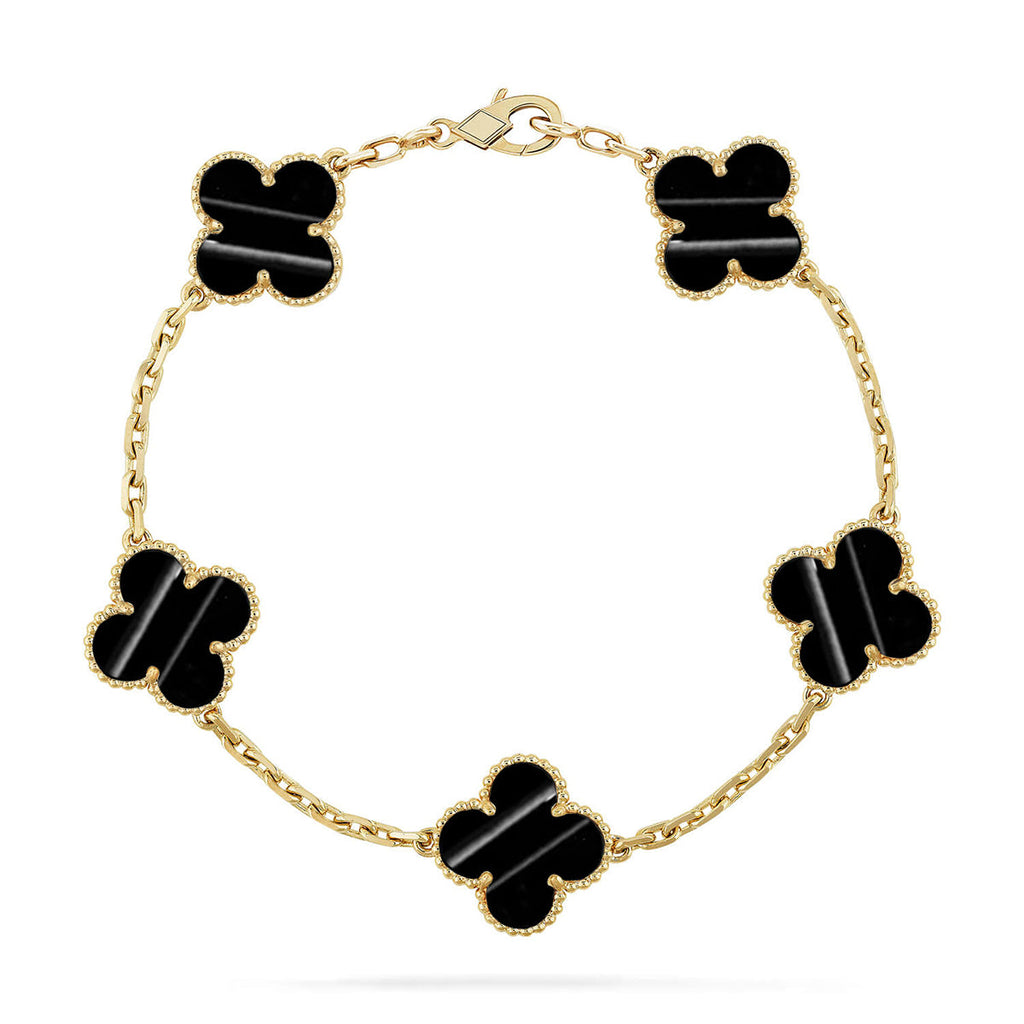 [Imperial]New  CLOVER 5 MOTIF PULSAR STONE BRACELET COLLECTION